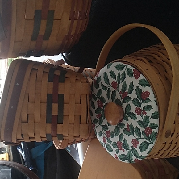 โ๏ธ Longaberger 1996 Woven Traditions Cracker Basket. EVC - Picture 7 of 16